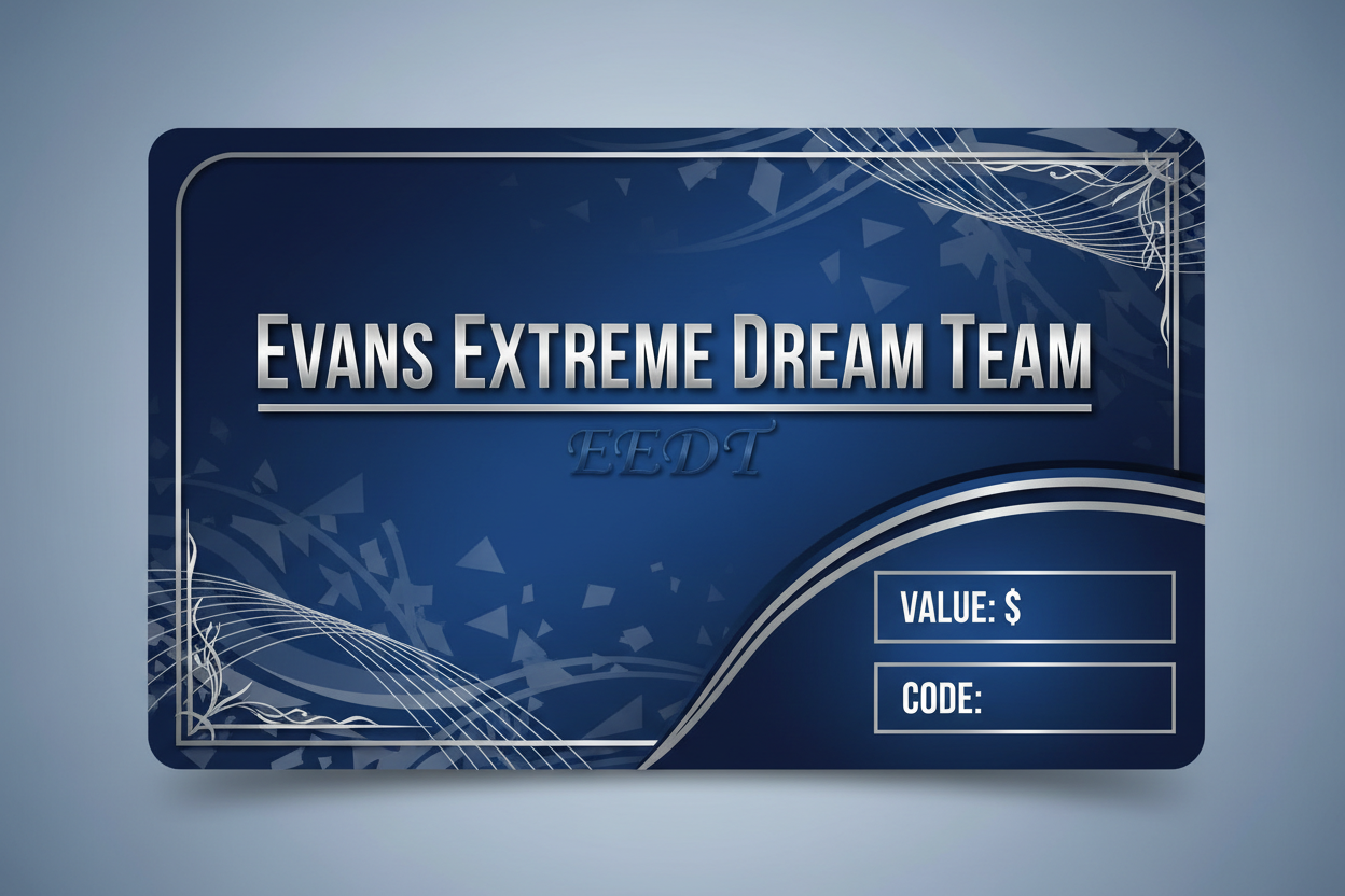 Evans Extreme Dream Team Gift Card